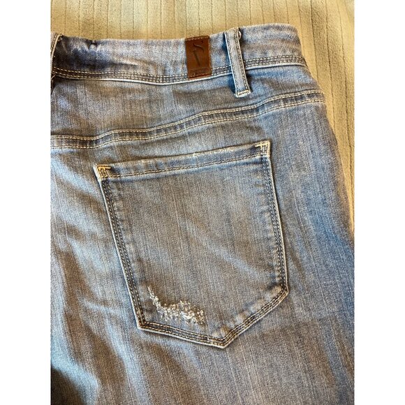 Simply Vera Vera Wang Skinny Jeans Sz 14 Medium Wash Stretch Denim Classic Chic - Picture 6 of 8
